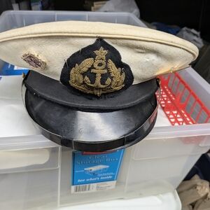 Navy Soviet Officer Cap with Gold Emblem